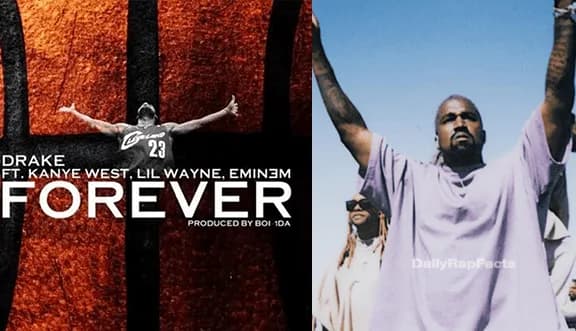 When Kanye West heard Eminem’s verse on “Forever” he went back and took two days to rewrite his