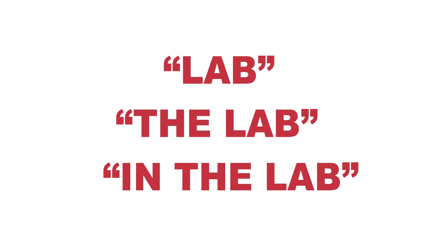 What does “Lab”, “The Lab”, or “In the Lab” mean in rap?