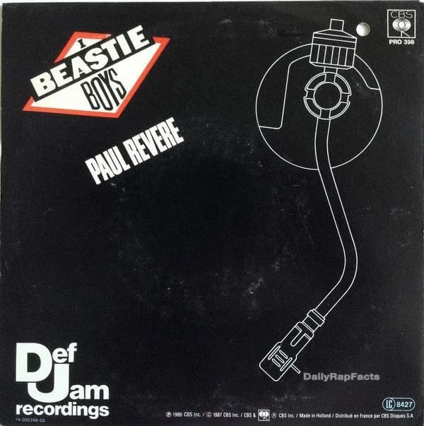 Run-D.M.C. helped the Beastie Boys write “Paul Revere”