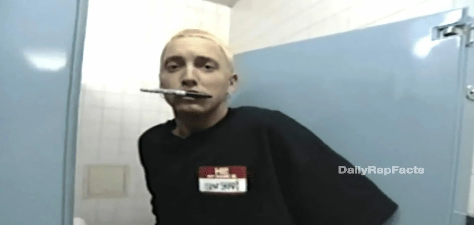 Eminem created his alter ego Slim Shady while sitting on the toilet