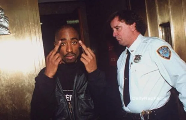 Tupac once shot two off-duty police officers