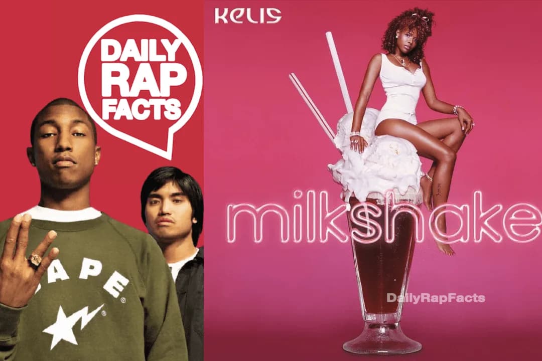 Kelis’ “Milkshake” was written and produced by Pharrell Williams and Chad Hugo