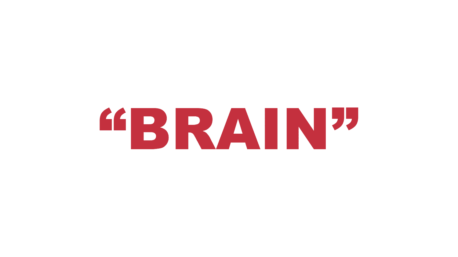 What does “Brain” mean in rap?
