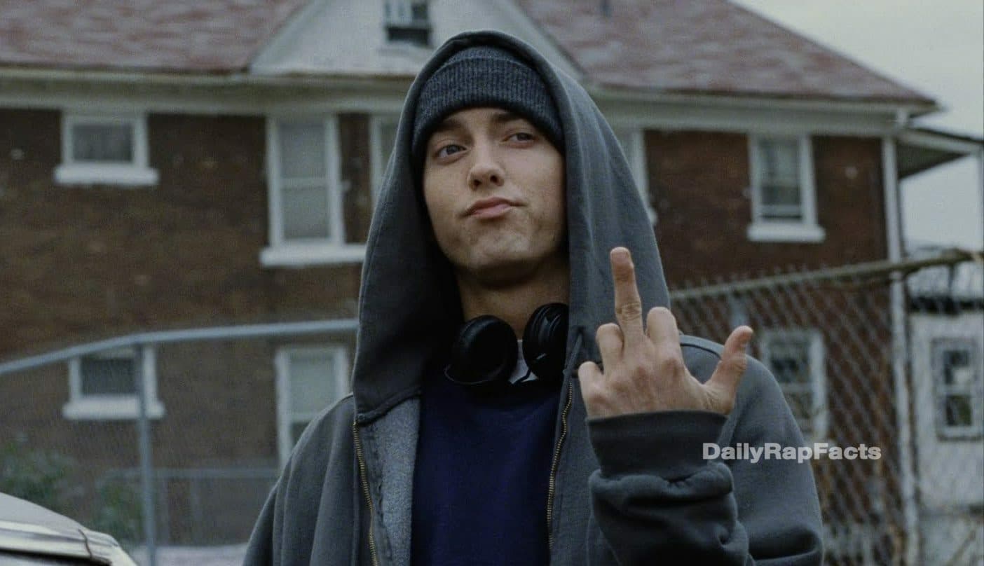Eminem didn’t attend the Oscar ceremony when he won an award for 8 Mile. He was home sleeping