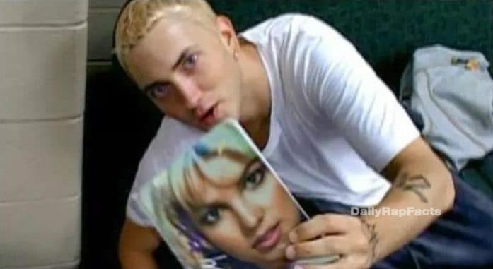 Eminem once lost a notebook full of lyrics and a picture of Britney Spears on the cover