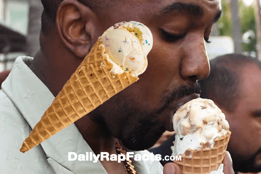 Kanye West eating Ice Cream (Gallery)