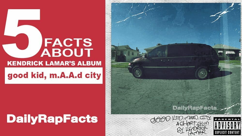 5 facts about Kendrick Lamar’s album ‘good kid, m.A.A.d city’