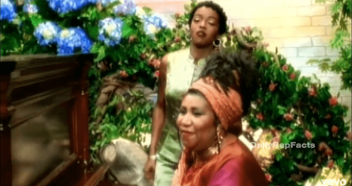 Lauryn Hill wrote and produced ‘A Rose Is Still A Rose’ for Aretha Franklin, she also directed the music video