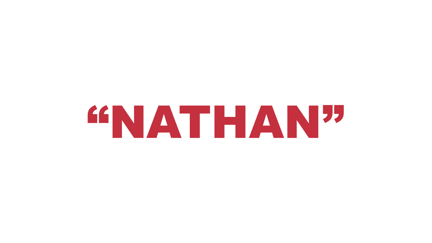 What does “Nathan” mean?