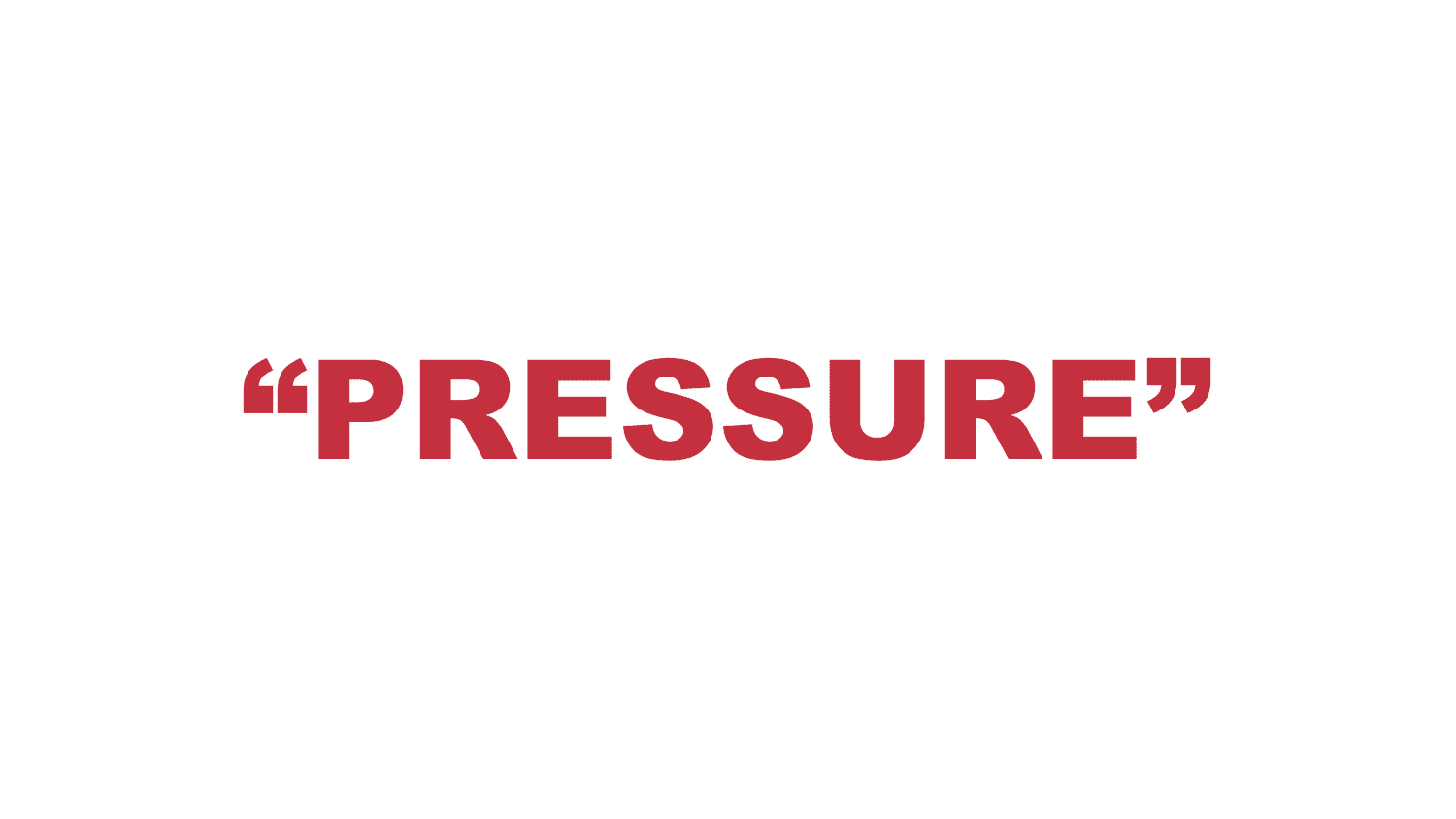 What does “Pressure” mean in rap?