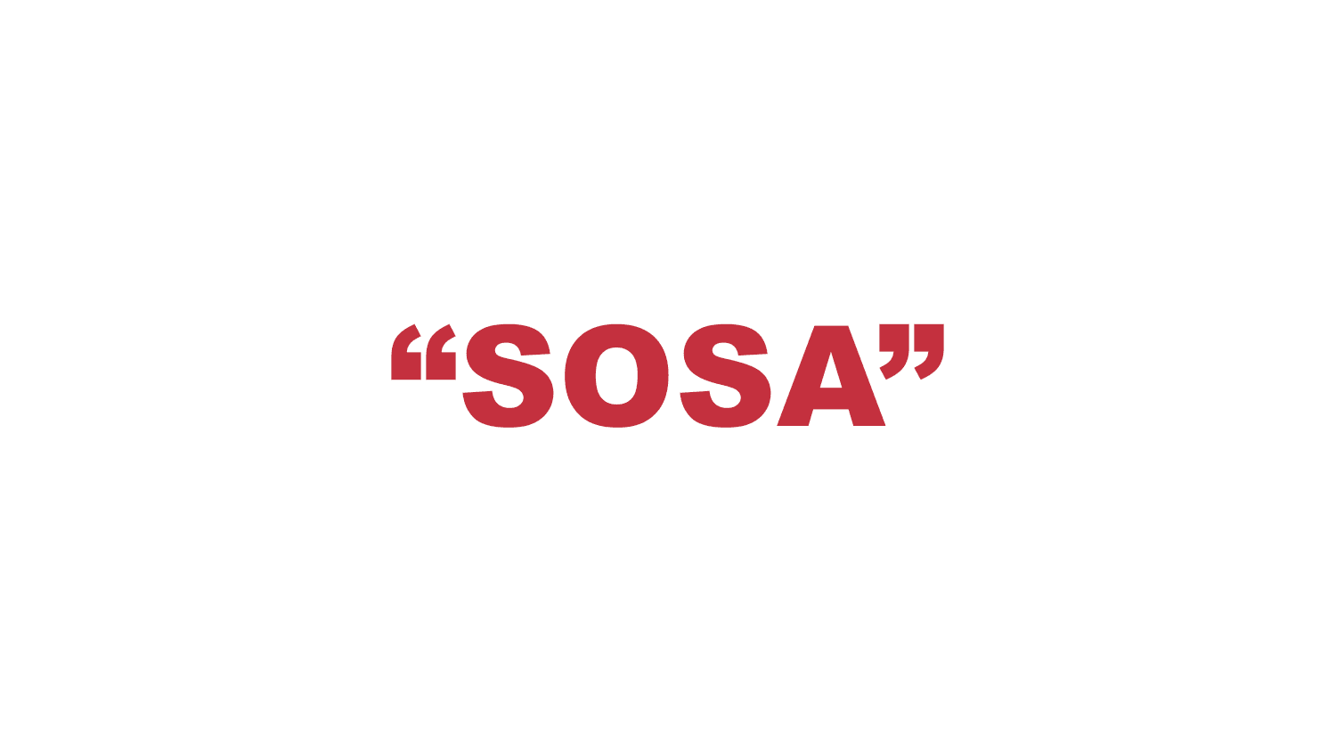 What does “Sosa” mean?
