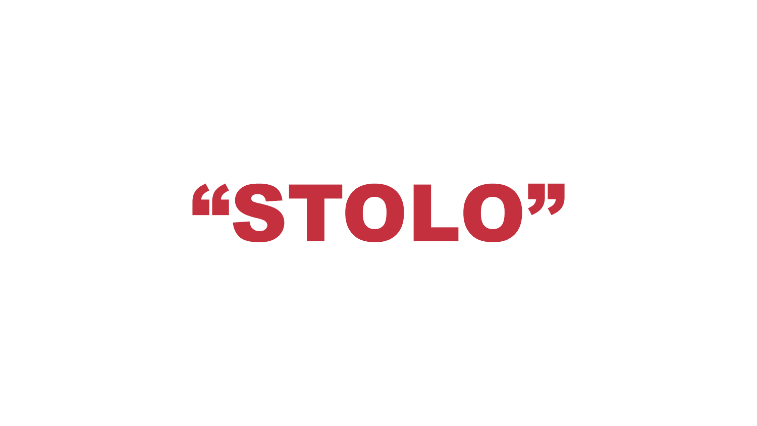 What does “Stolo” mean?