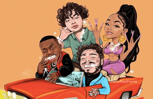 Saweetie drops “Tap In” remix with Post Malone, DaBaby and Jack Harlow