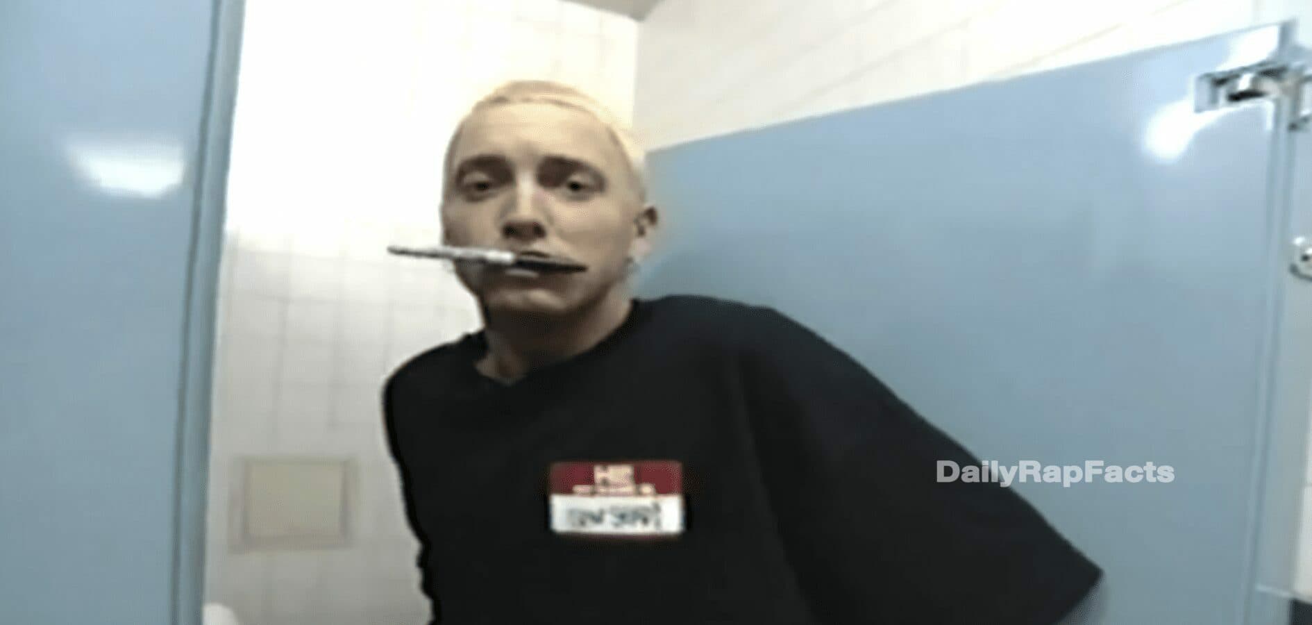 Eminem created his alter ego Slim Shady while sitting on the toilet