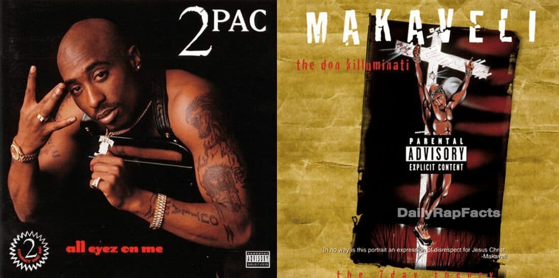 2Pac was the first rapper to have two No. 1 albums in the same year