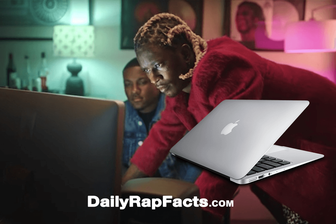 Young Thug on the Computer (Gallery)