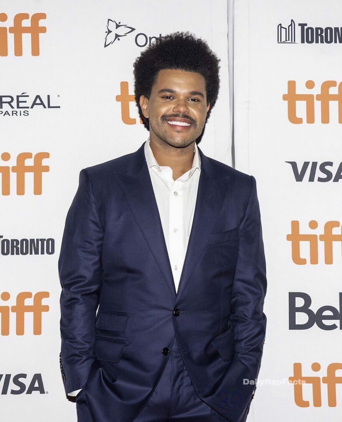 The Weeknd debuts a new look at Toronto International Film Festival