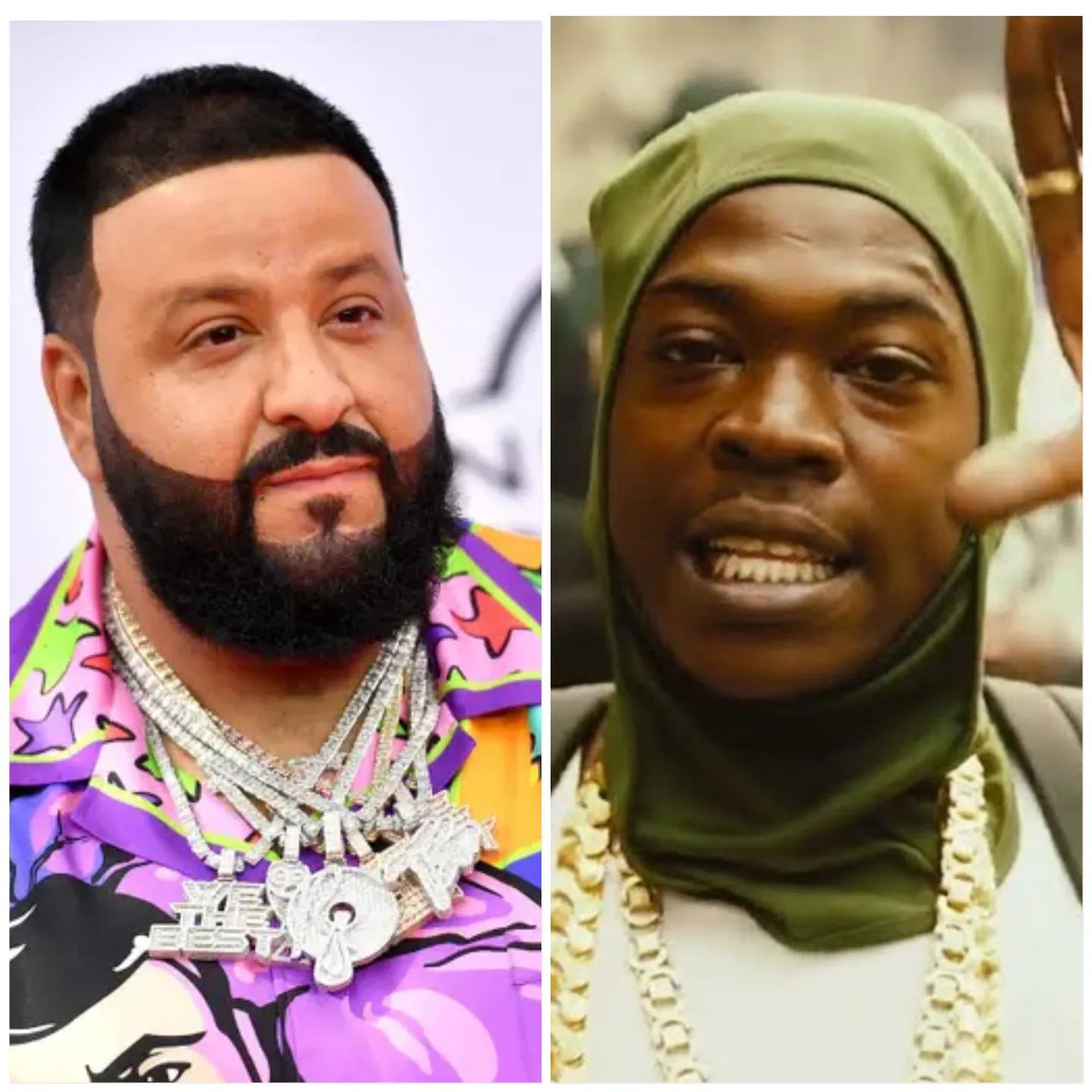 DJ Khaled seen shooting music video with Skillibeng