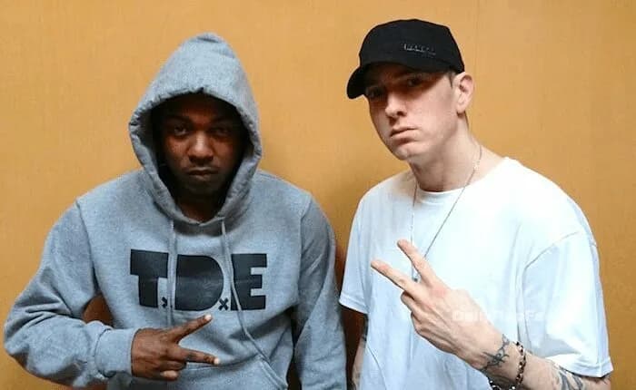 Eminem only allowed Kendrick Lamar in the studio while recording “Love Game” to make sure he didn’t have a ghostwriter