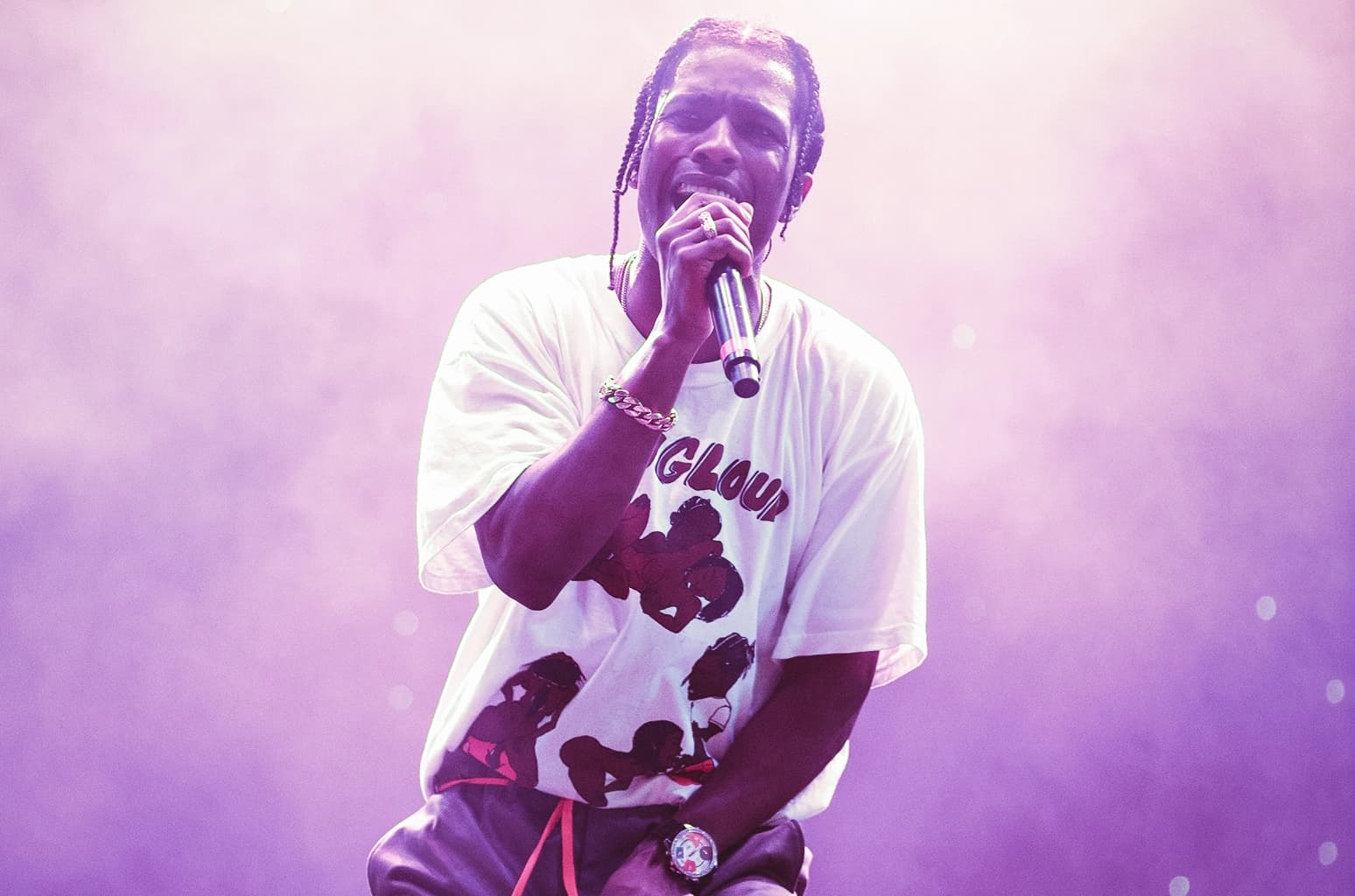 ASAP Rocky previews new music from his new album at Rolling Loud